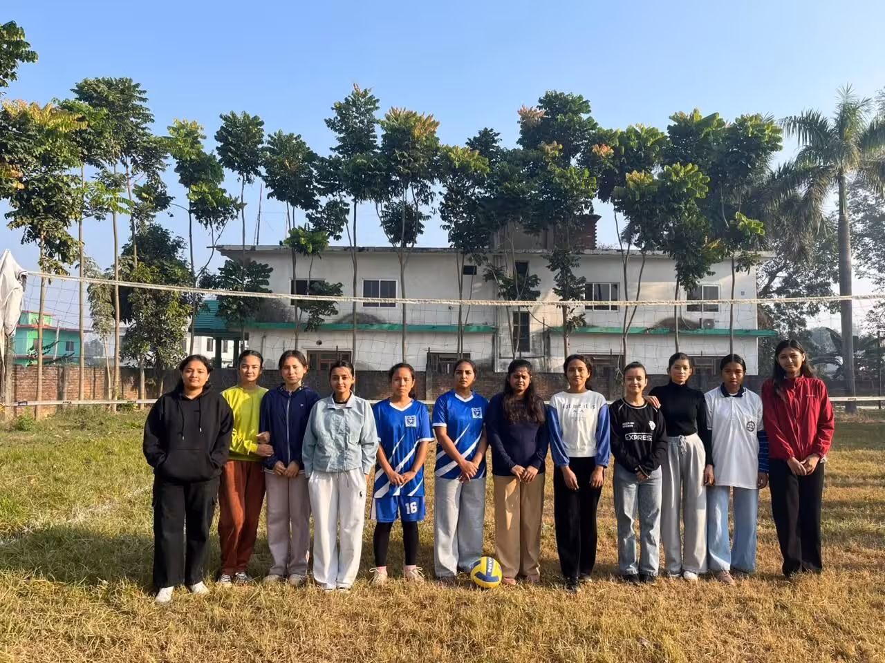 Students volleyball team